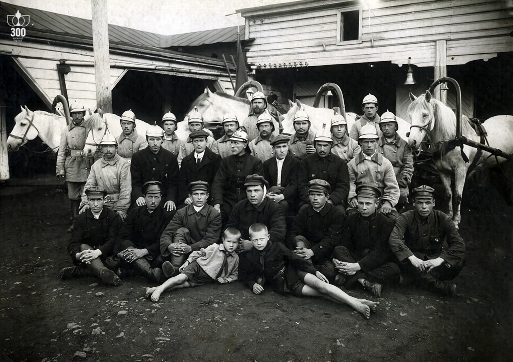 Пожарная команда Нижнего Тагила. 1900 г.