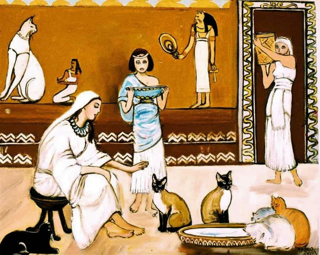 Кошка была приручена в древнем. Поклонение кошкам в древнем Египте. Почитание кошек в древнем Египте. Одомашнивание кошки в древнем Египте. Египетская кошка в древнем Египте.