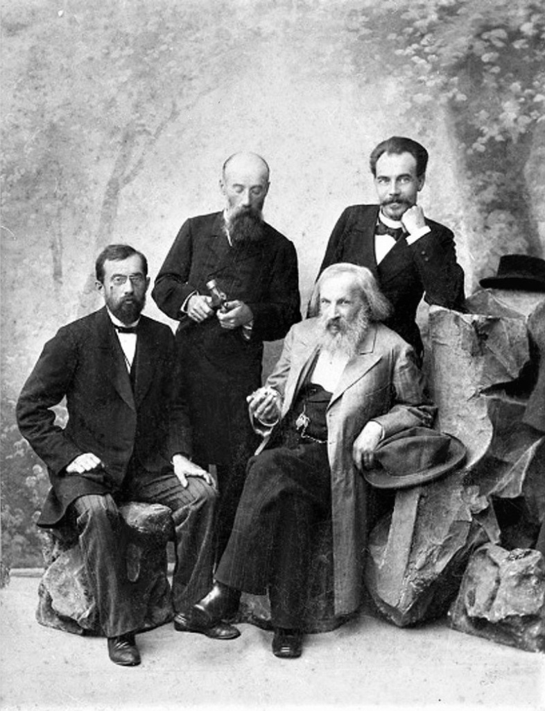 Участники Уральской экспедиции под руководством Д.И. Менделеева 1899 г. Фото из открытых интернет-источников..jpg